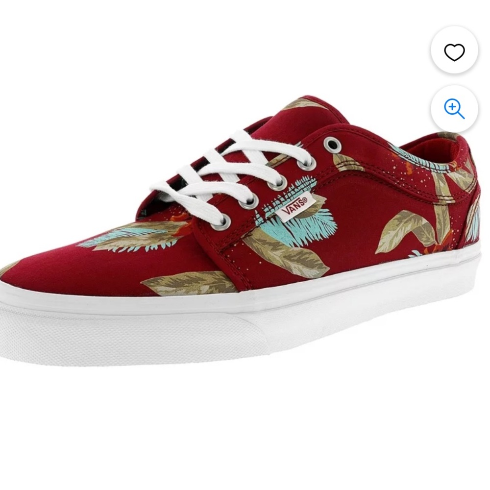 Vans Chukka Low Aloha Chili Pepper Ankle-High Fabric Skateboarding Shoe.
